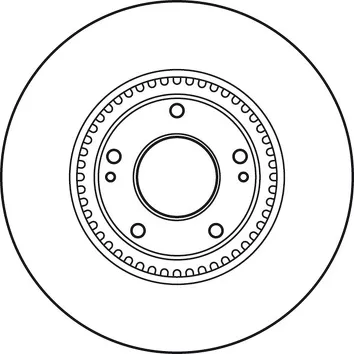 TRW DF4957S <span>тормозной диск вентилируемый</span>