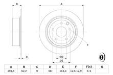 Тормозной диск Bosch  0 986 479 362