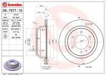 Тормозной диск Brembo Prime Line 09.7377.10 для Isuzu Trooper 2 пок.
