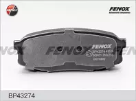 Задние тормозные колодки Fenox  BP43274