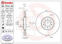 Тормозной диск Brembo Prime Line  09.7010.21