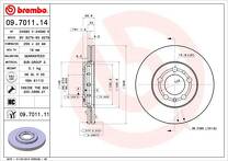 Тормозной диск Brembo Prime Line  09.7011.11