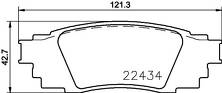 Задние тормозные колодки Brembo  P 83 160