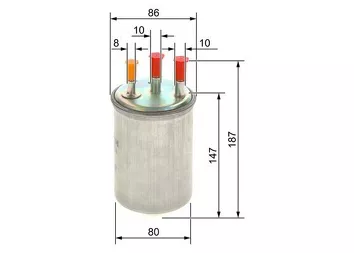 Bosch 0 450 906 508 <span>топливный фильтр</span>