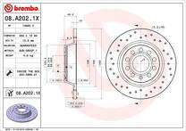 Тормозной диск Brembo Xtra Line  08.A202.1X