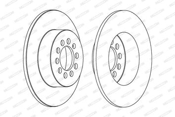 Ferodo DDF1224 <span>тормозной диск полный</span>