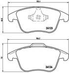 Передние тормозные колодки Brembo  P 24 076