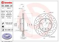 Тормозной диск Brembo Xtra Line 09.5390.3X для BMW 3 серии E46 / кабриолет