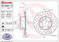Тормозной диск Brembo Xtra Line  09.6924.1X
