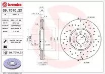 Тормозной диск Brembo Xtra Line  09.7010.2X