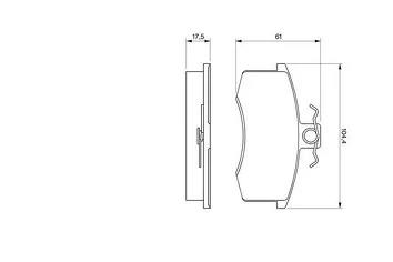 Bosch 0 986 491 700 <span>тормозные колодки передние</span>