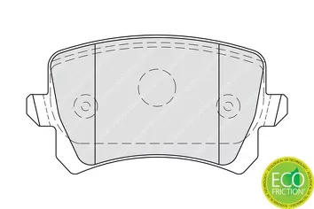Ferodo Premier Eco Friction FDB4058 <span>тормозные колодки задние</span>