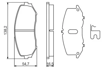 Bosch 0 986 494 241 <span>тормозные колодки передние</span>