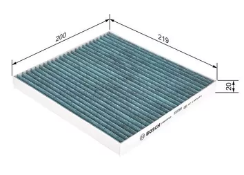 Bosch Filter Plus 0 986 628 529 <span>салонный фильтр угольный</span>
