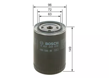 Bosch 0451203012 <span>масляный фильтр</span>