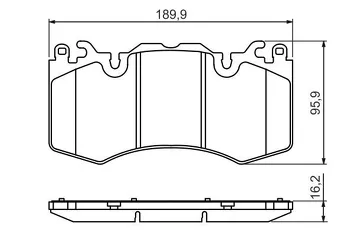 Bosch 0 986 494 440 <span>тормозные колодки передние</span>