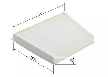 Bosch 1 987 432 081 <span>салонный фильтр пылевой</span>