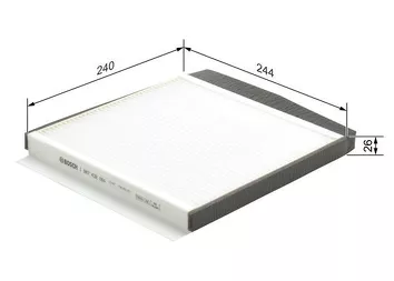 Bosch 1 987 432 064 <span>салонный фильтр пылевой</span>