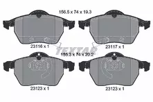 Передние тормозные колодки Textar Q+  2311701