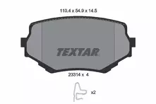 Передние тормозные колодки Textar  2331401