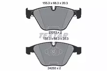 Передние тормозные колодки Textar Q+  2331301