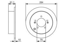 Тормозной диск Bosch  0 986 479 U37