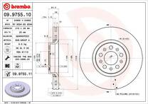 Тормозной диск Brembo Prime Line  09.9755.11