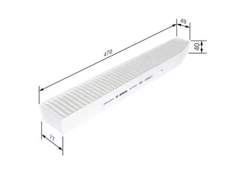 Bosch 1 987 435 007 <span>салонный фильтр пылевой</span>