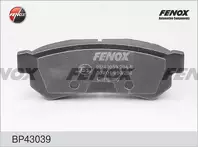 Задние тормозные колодки Fenox BP43039 для Chevrolet Aveo 1 пок. / рестайлинг / T250, T255 / хэтчбек