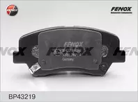 Передние тормозные колодки Fenox  BP43219