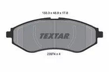 Передние тормозные колодки Textar Q+  2397401