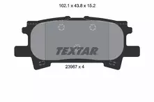 Задние тормозные колодки Textar  2396701
