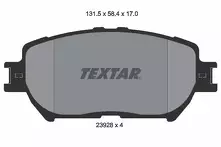 Передние тормозные колодки Textar 2392801 для Toyota Camry XV30 / рестайлинг