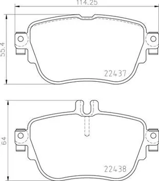 Brembo P 50 136 <span>тормозные колодки задние</span>