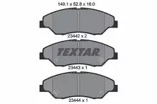 Передние тормозные колодки Textar  2344201