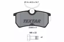 Передние/задние тормозные колодки Textar  2335301