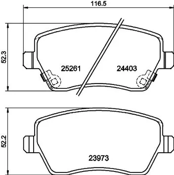 Hella Pagid 8DB 355 015-981 <span>тормозные колодки передние</span>