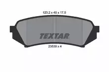 Задние тормозные колодки Textar  2353902
