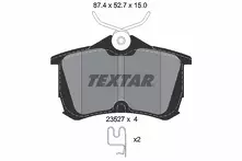 Задние тормозные колодки Textar Q+  2352701
