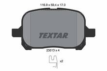 Передние тормозные колодки Textar  2351302