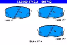 Передние тормозные колодки ATE  13.0460-5742.2