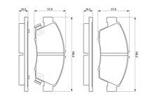 Передние тормозные колодки Bosch  0 986 461 759