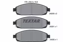 Передние тормозные колодки Textar Q+  2425001