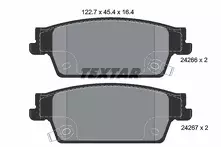 Задние тормозные колодки Textar Q+ 2426601 для Cadillac SRX 1 пок.