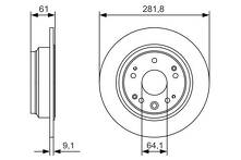 Тормозной диск Bosch 0 986 479 A91 для Honda Accord 7 пок. / универсал