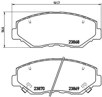 Brembo P 28 035 <span>тормозные колодки передние</span>