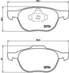 Передние тормозные колодки Brembo P 24 061 для Mazda 3 BK / хэтчбек / рестайлинг
