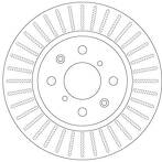 Тормозной диск TRW  DF6232