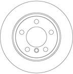 Тормозной диск TRW  DF6353