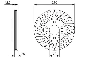 Bosch 0 986 479 919 <span>тормозной диск вентилируемый</span>